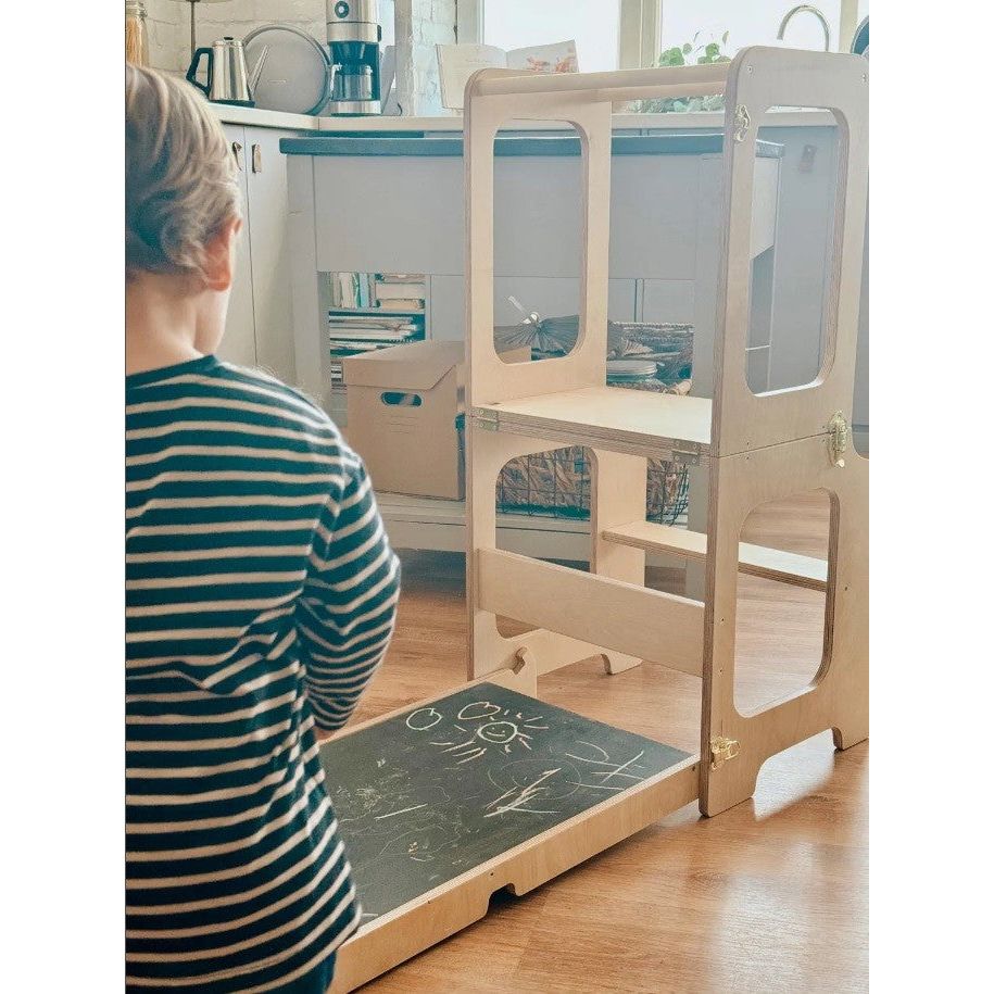4in1 Creative Tower with Blackboard And Slide