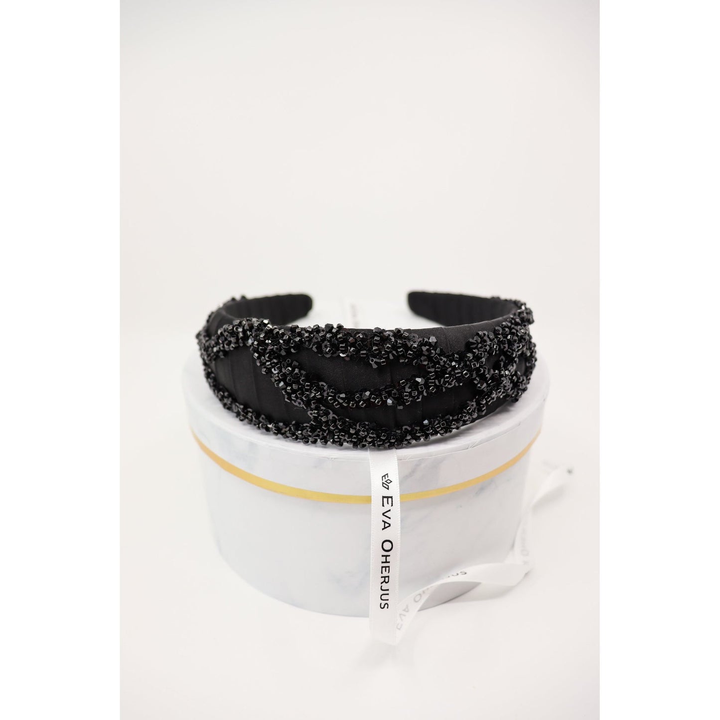 Mulberry Silk Beaded Headband Hestia