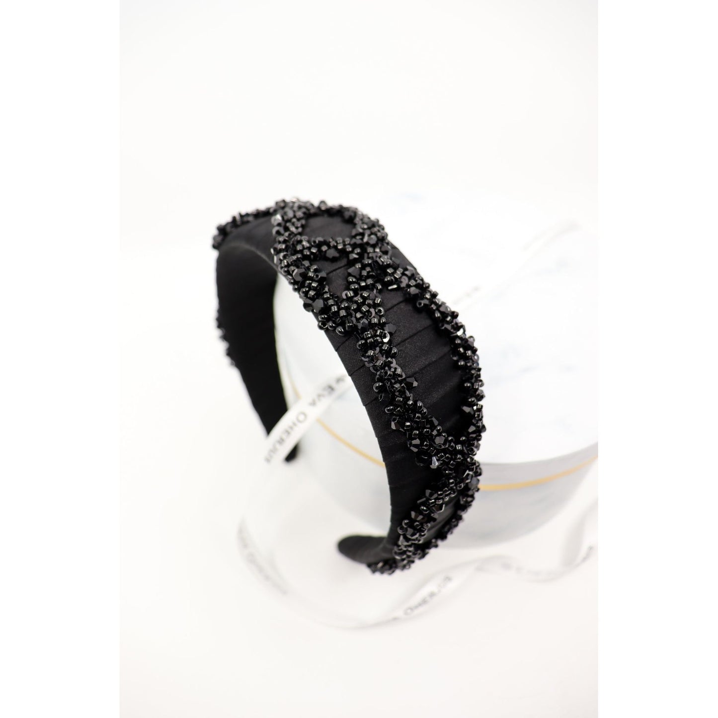 Mulberry Silk Beaded Headband Hestia