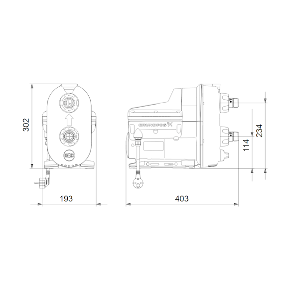 VESIAUTOMAATTI GRUNDFOS SCALA2 3-45