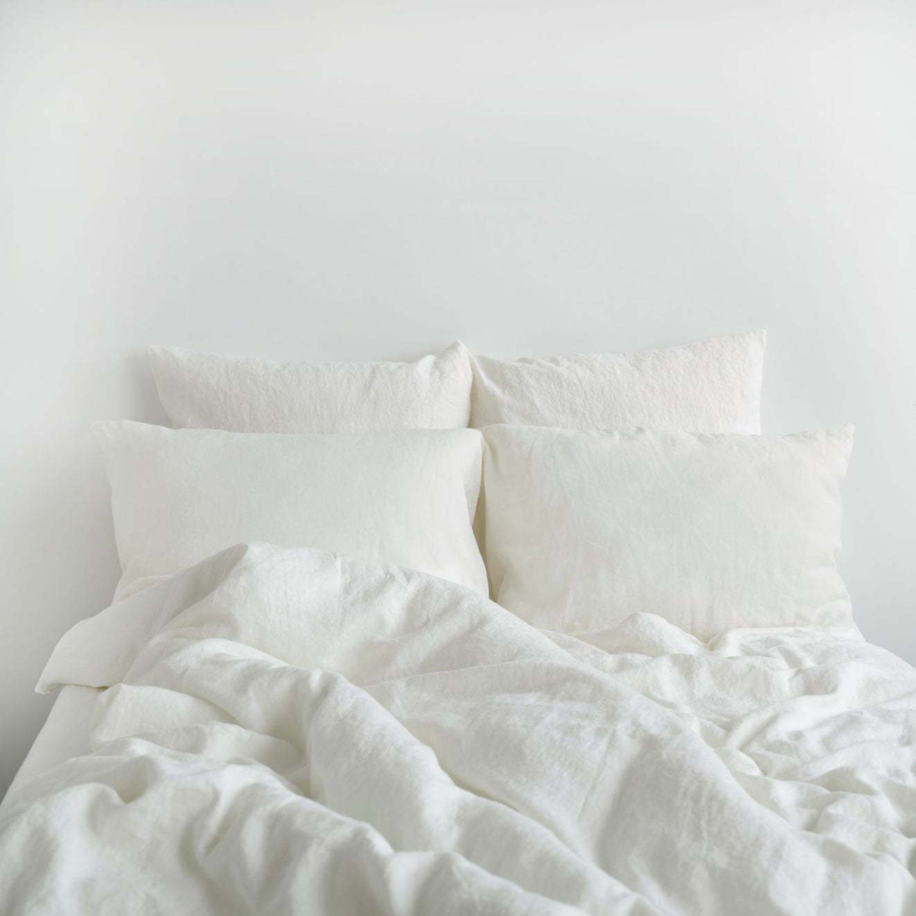 Pellava pussilakanasetti - White (Parivuode) - Linen Tales
