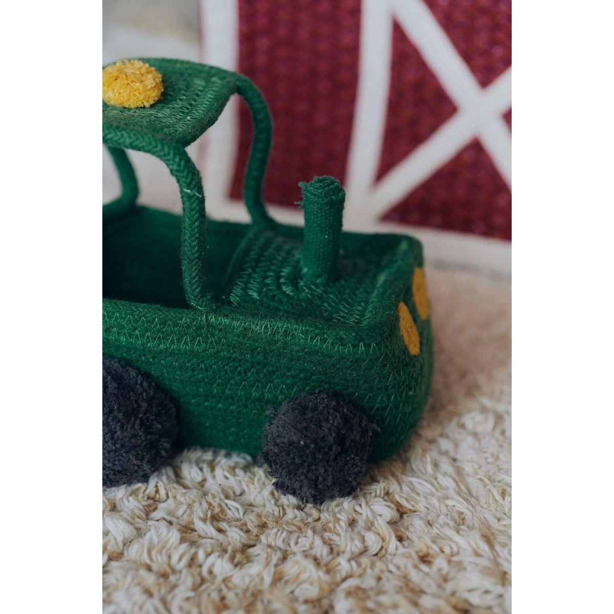 Decorative Basket Tractor