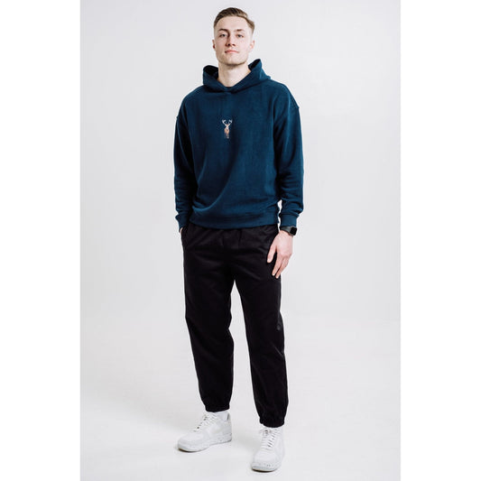 Deer Hoodie - Indigo Blue