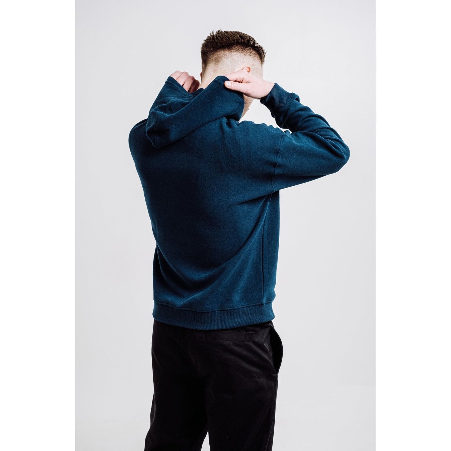Deer Hoodie - Indigo Blue