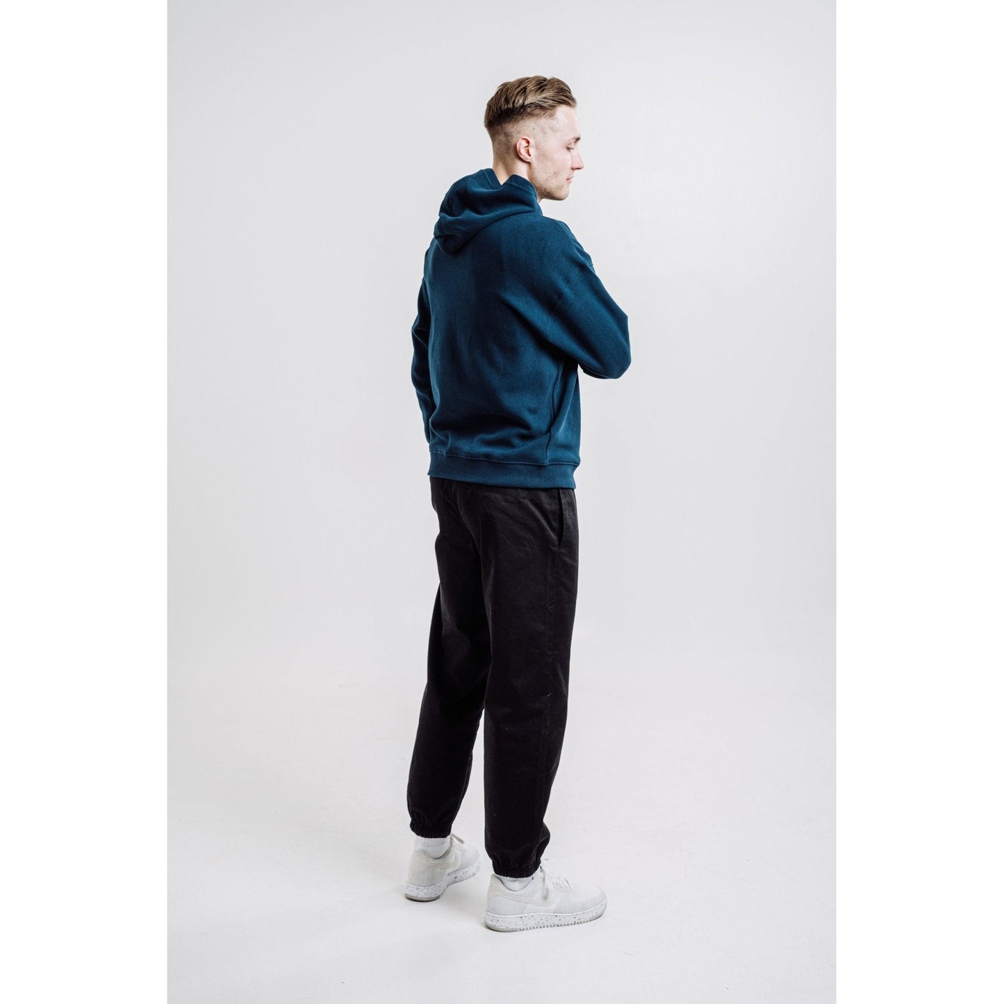 Deer Hoodie - Indigo Blue