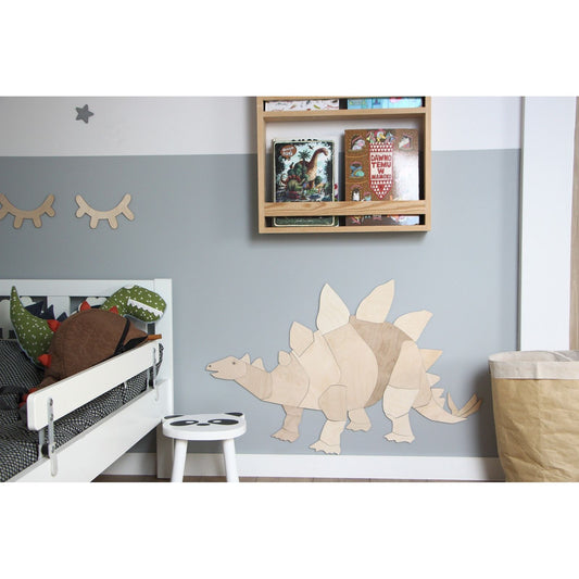 Dinosaur Stegosaurus - Wooden Wall Decoration