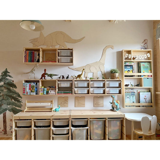 Dinosaur Triceratops – Wooden Wall Decoration