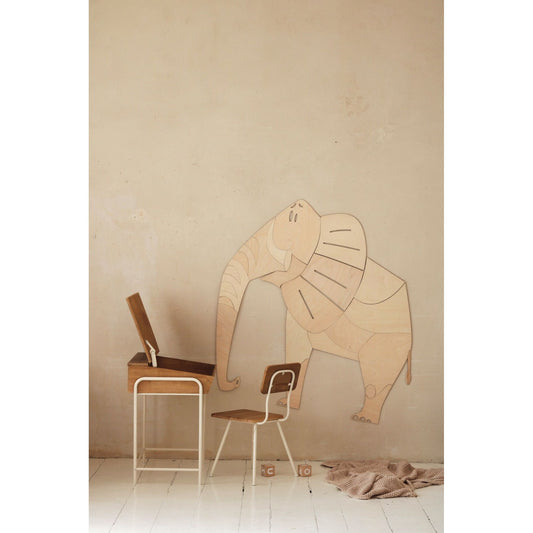 Safari Elephant – Wooden Wall Decoration
