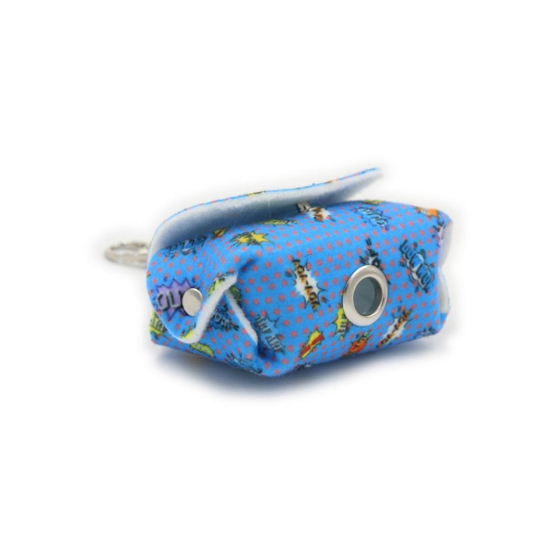 Dog Waste Bag Dispenser - Blue Graffiti
