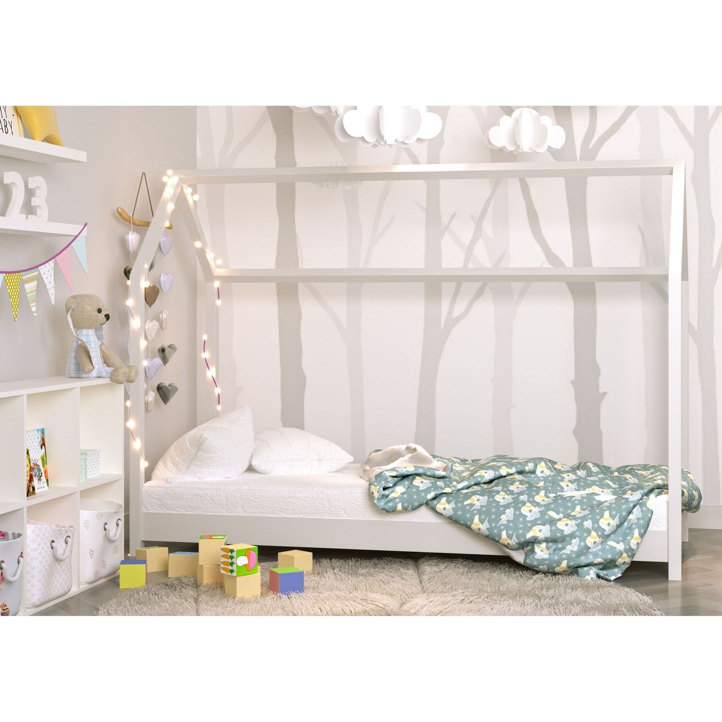 House Bed Bella - White