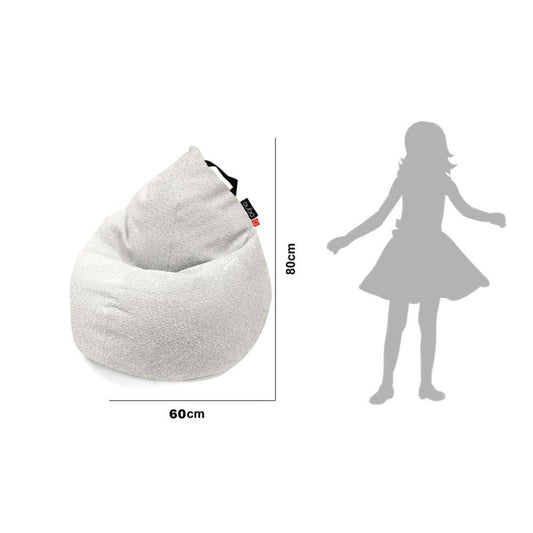 Säkkituoli Qubo™ Drizzle Drop Pebble POP FIT