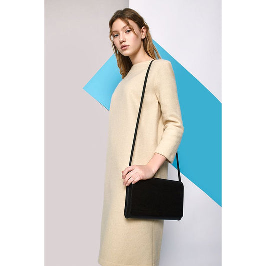 Large Glossy Wood Clutch