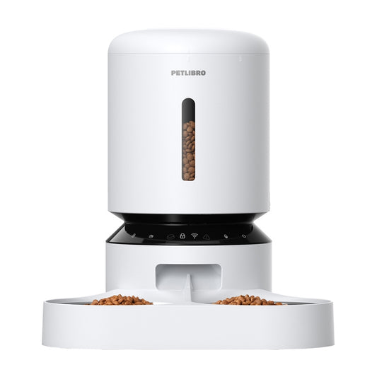 Petlibro Granary -ruoka-annostelija kaksoisaltaalla, Wifi, 5L (valkoinen)