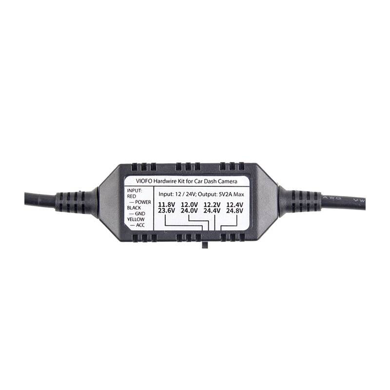 Virtajohto VIOFO HK3 miniUSB -kojelautakameroille
