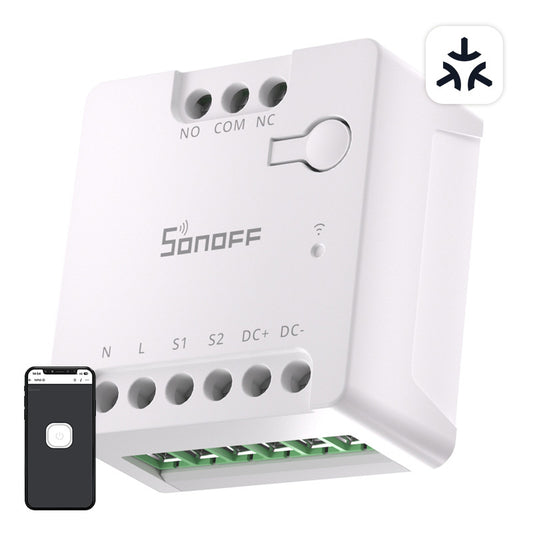 SONOFF MINI-D Smart WiFi Matter Switch (AC/DC 12-48V, kuiva kosketin)