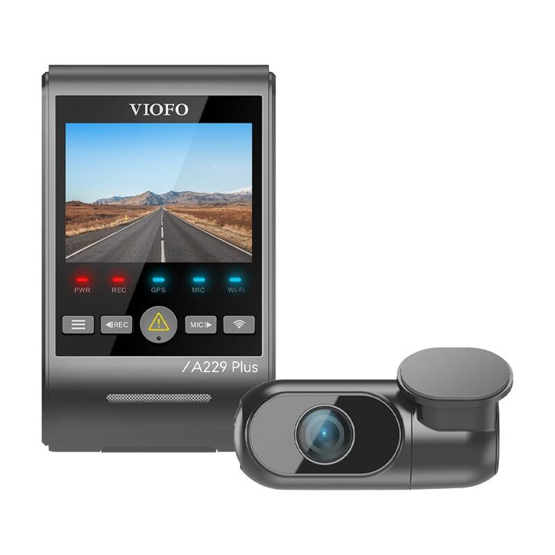 Kojelautakamera VIOFO A229 PLUS 2CH 2K + 2K WiFi, GPS