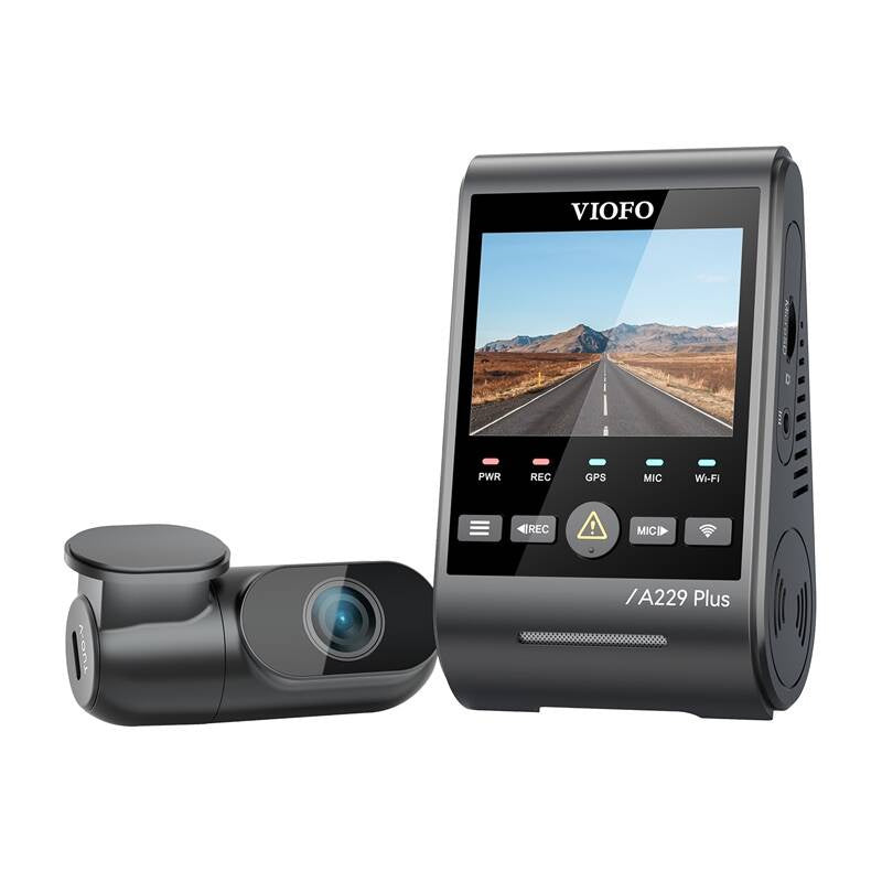Kojelautakamera VIOFO A229 PLUS 2CH 2K + 2K WiFi, GPS
