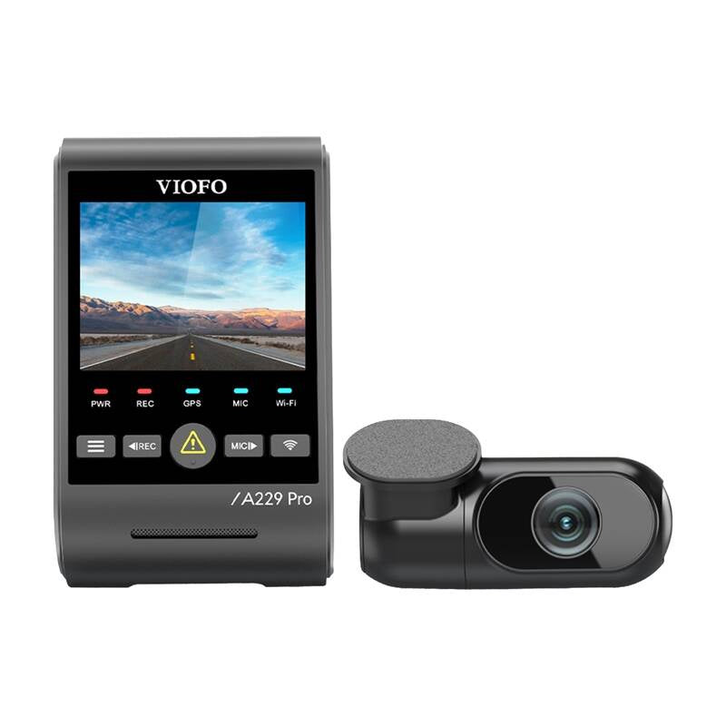 Kojelautakamera VIOFO A229 PRO 2CH 4K + 2K WiFi