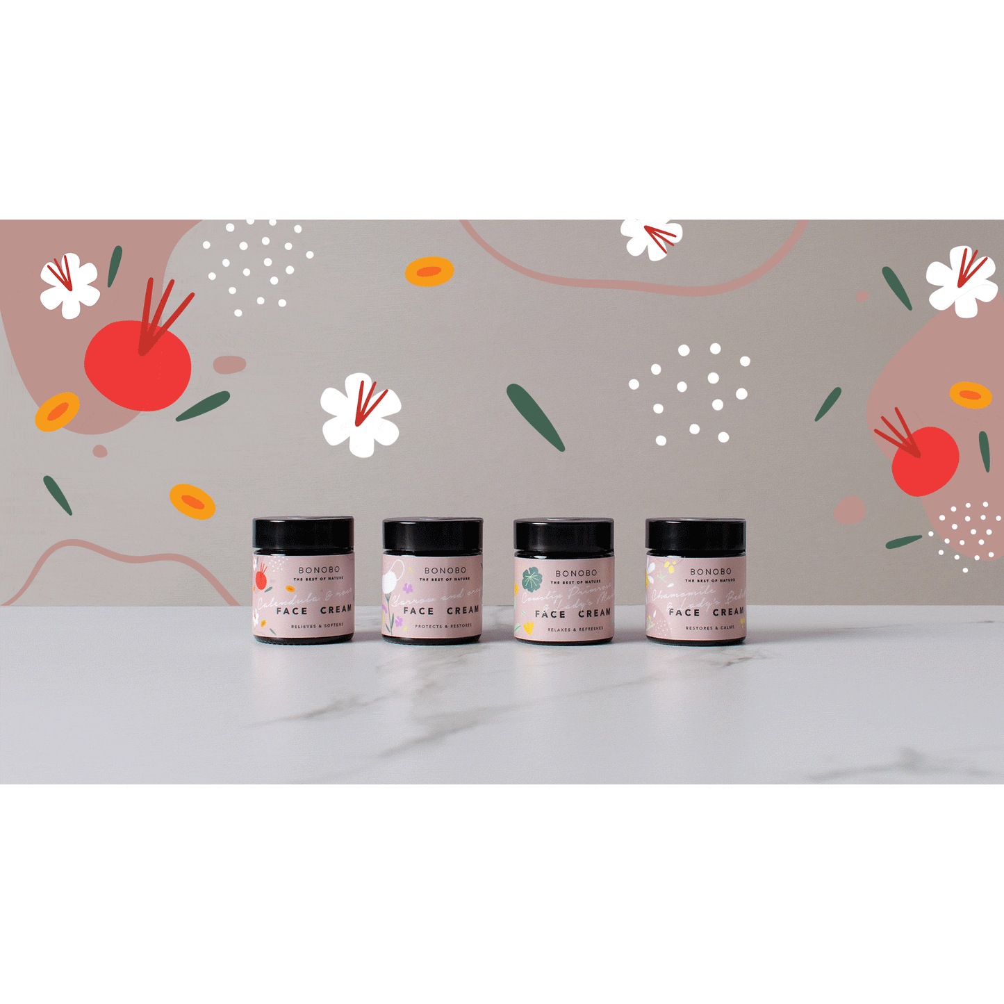 Calendula & Rosehip Face Cream / Relieves & Softens