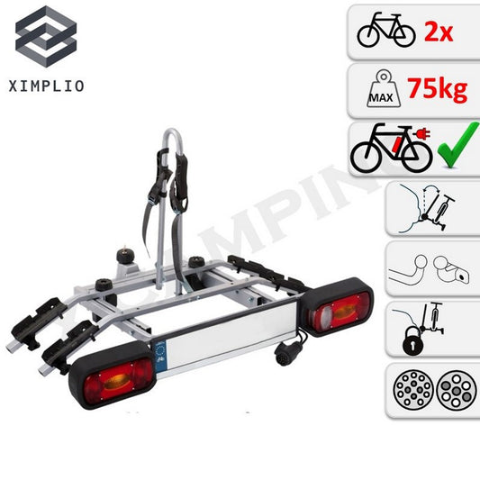 Vetokoukun pyöräteline TYT2 AHAKA- Kahdelle pyörälle