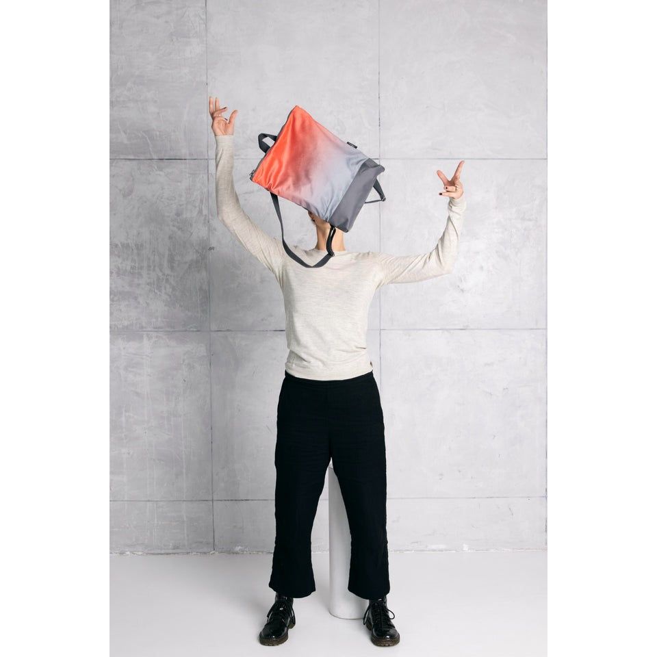 Faux Leather Backpack - Salmon