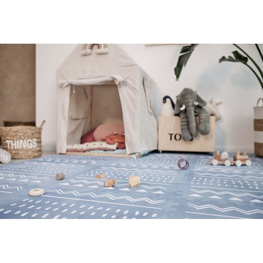 Foam Puzzle Playmat - Boho Azure