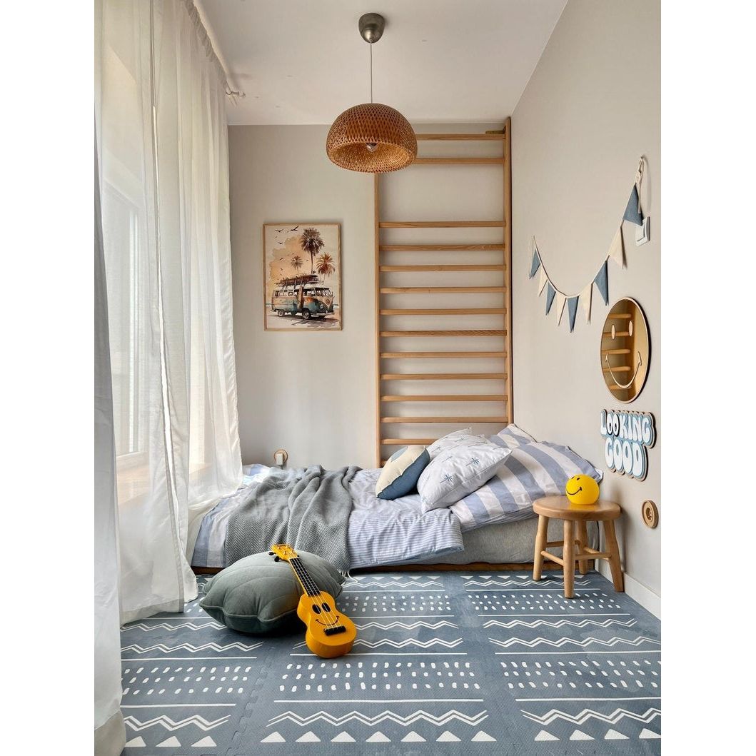 Foam Puzzle Playmat - Boho Azure