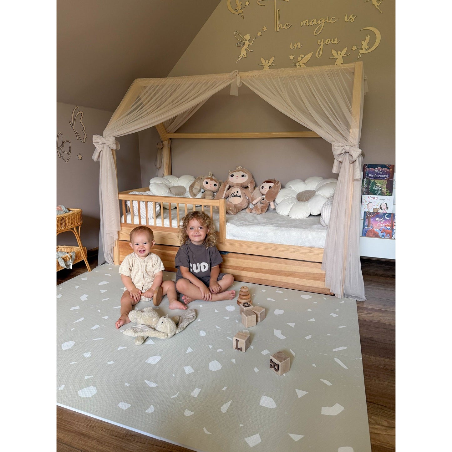 Foam Puzzle Playmat - Terrazzo Dove