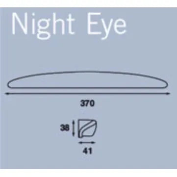 Frilight LED-ulkovalo Night Eye sensorilla, valkoinen