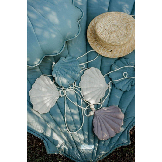 Shell Garland - Dusty Blue