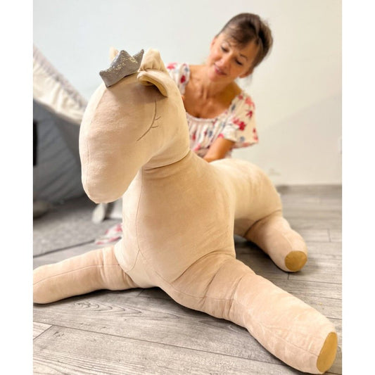 Giant Soft Toy Wingless Pegasus – Creamy