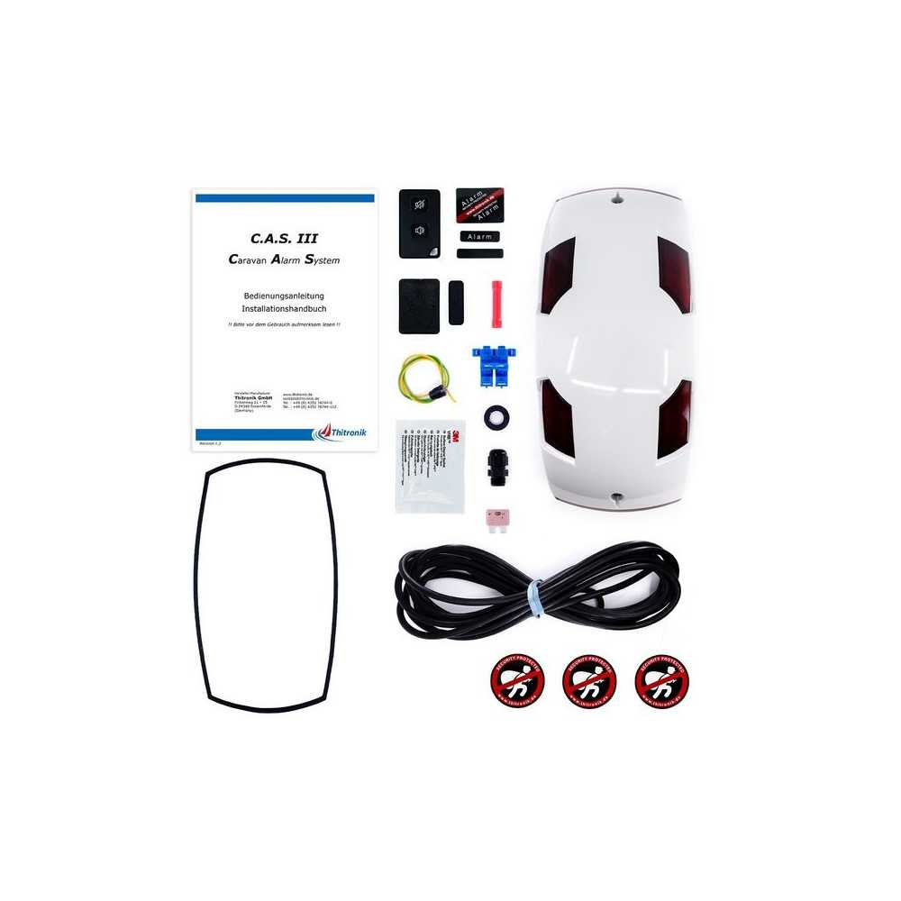 Hälytysjärjestelmä C.A.S II, vaunuun  Caravan Alarm System