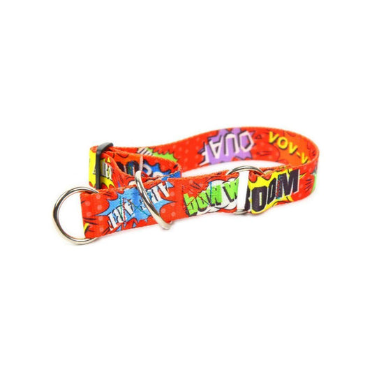 Half Chocke Collar - Red Graffiti