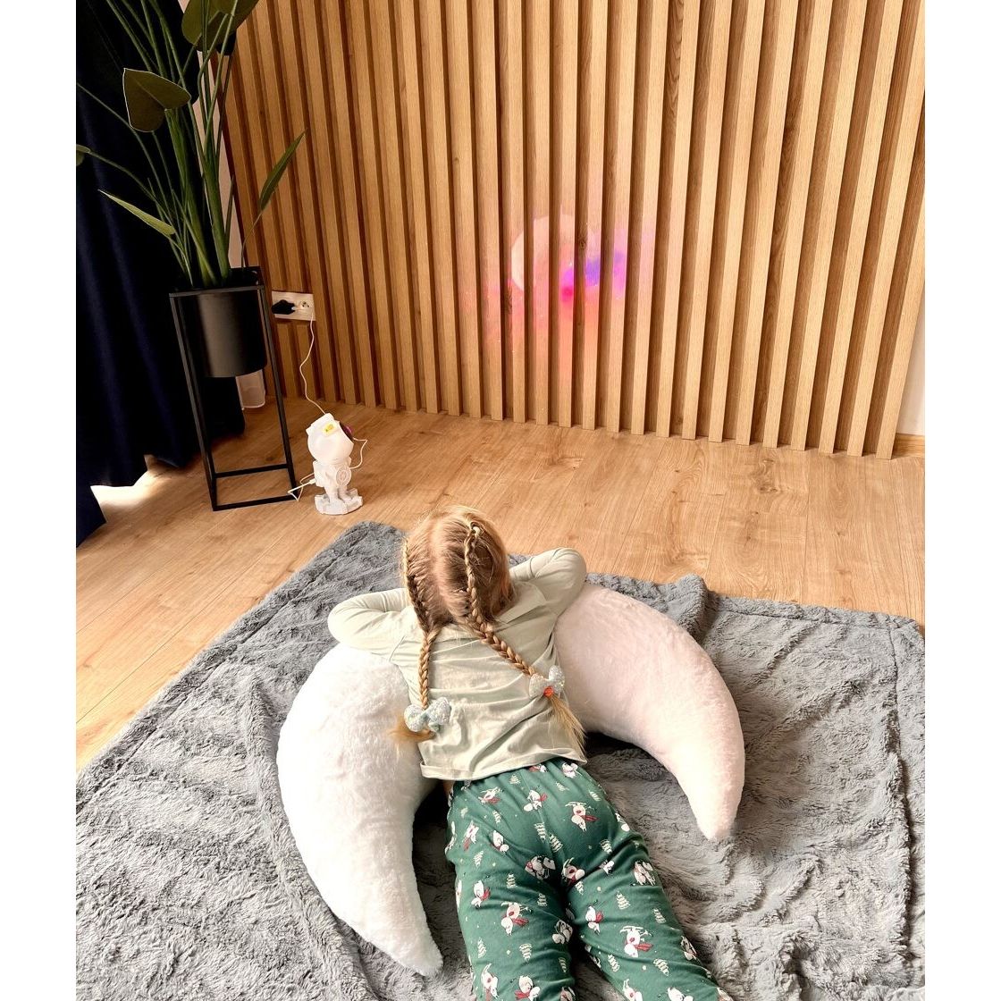 Handcrafted Giant Moon Pillow for Babies & Toddlers