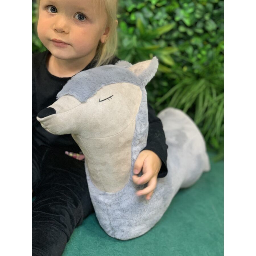 Handmade Wolf Soft Toy Pillow