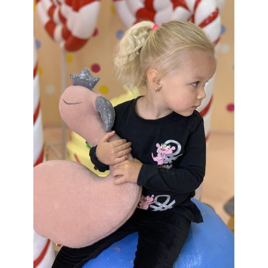 Handmade Pink Flamingo Soft Toy