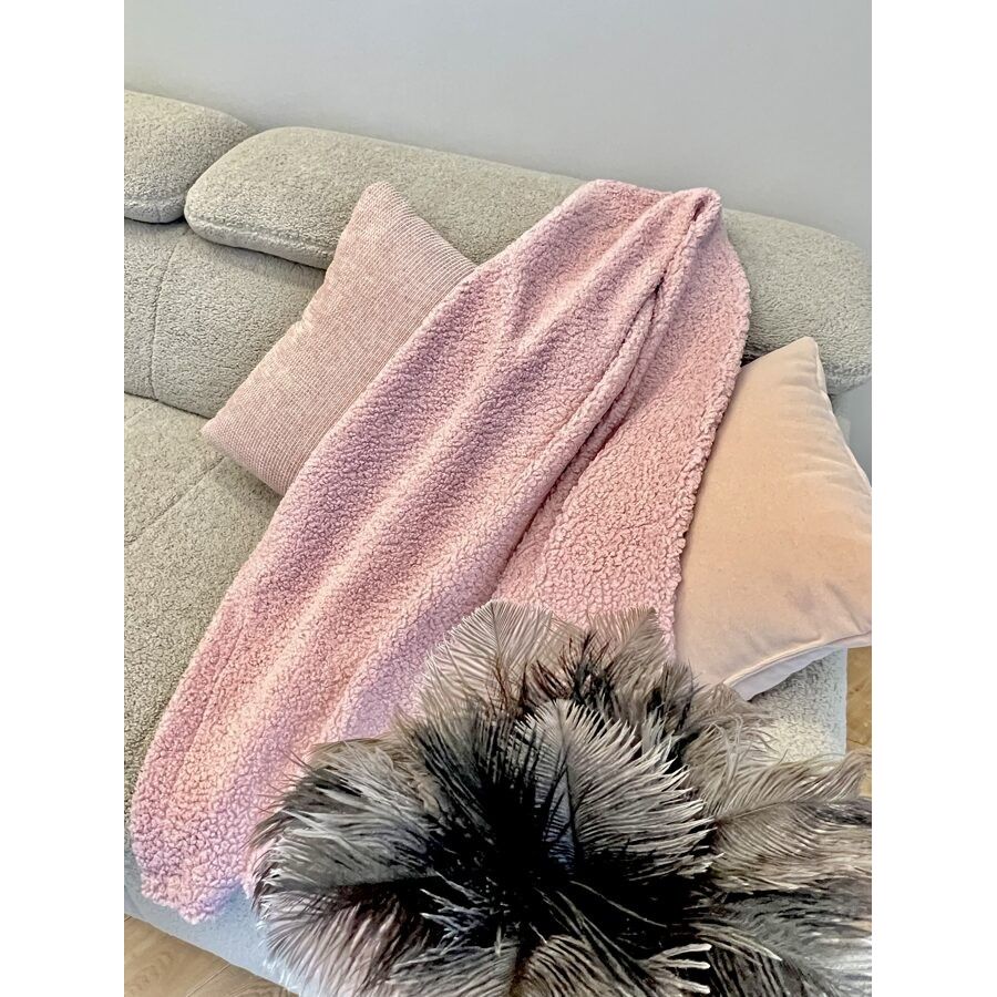 Handmade Bedspread & Blanket Teddy - Dusty Pink
