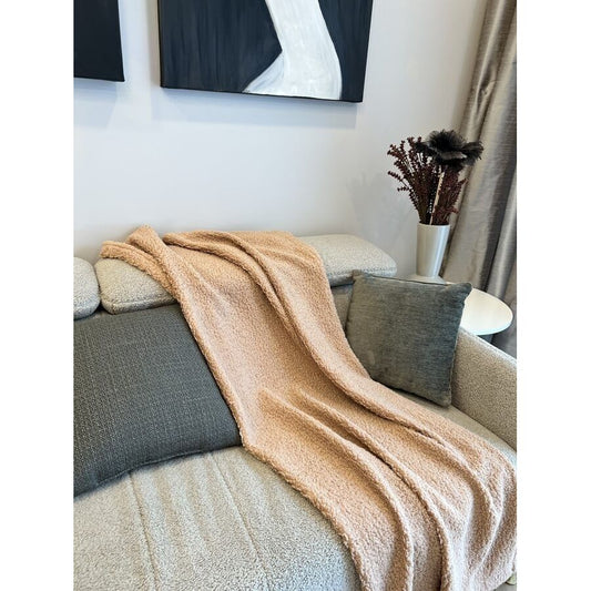 Handmade Bedspread & Blanket Teddy - Sand