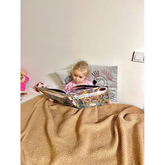 Handmade Bedspread & Blanket Teddy - Sand