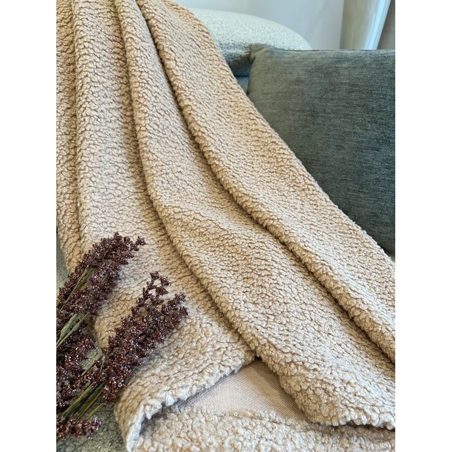 Handmade Bedspread & Blanket Teddy - Sand