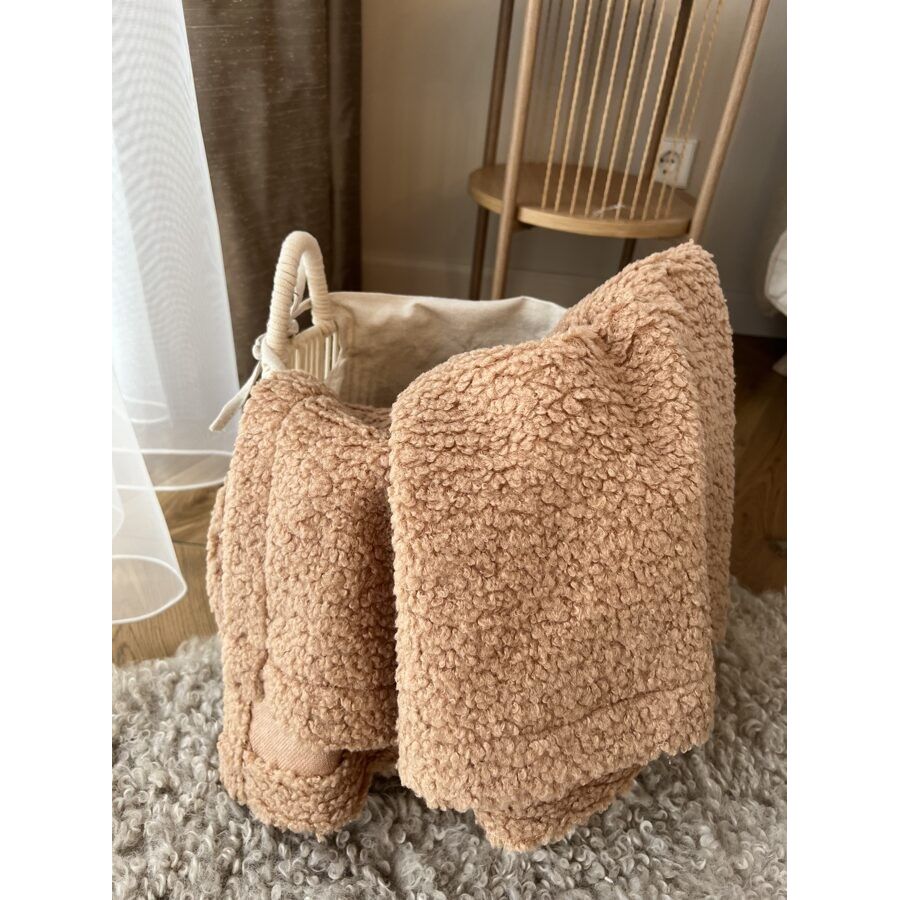 Handmade Bedspread & Blanket Teddy - Sand