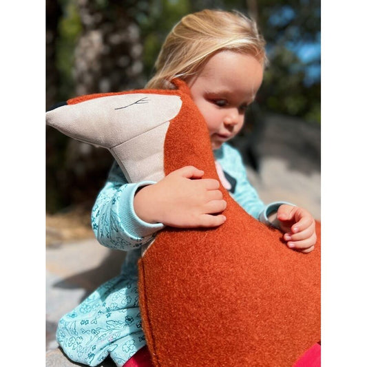 Handmade Fox Soft Toy Pillow