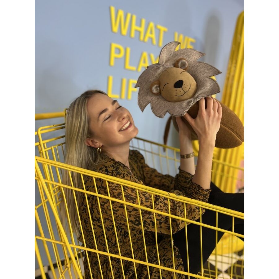 Handmade Lion Soft Toy Pillow