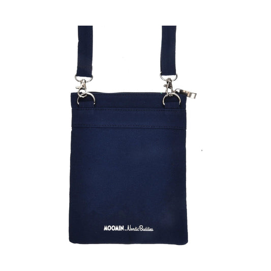 Moomins At The Sea Neck/Passport Bag - Navy Blue