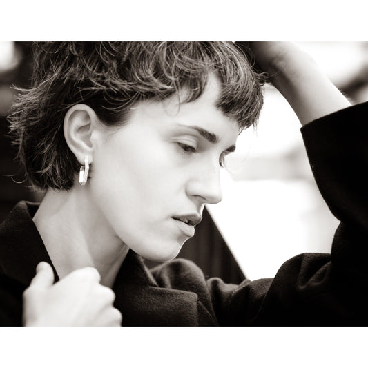 Hoops Silver Earrings