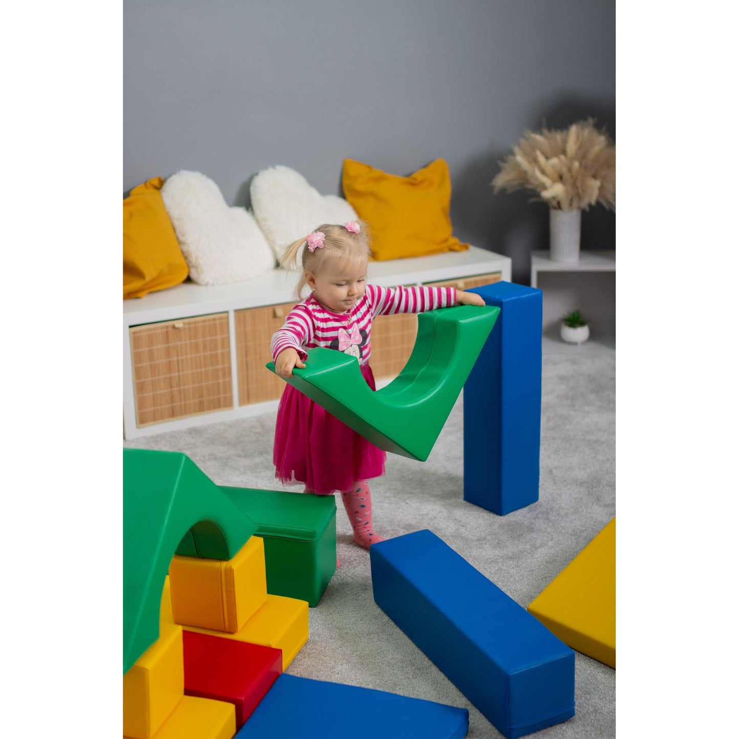 Soft Play 10 Foam Block Set - Multicolor Creativity