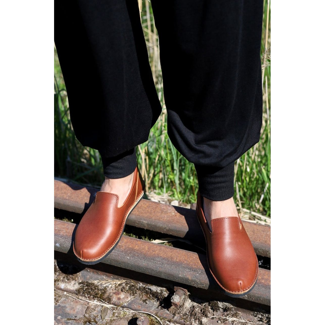 London - Classic shoes in the TOKU style - Brown