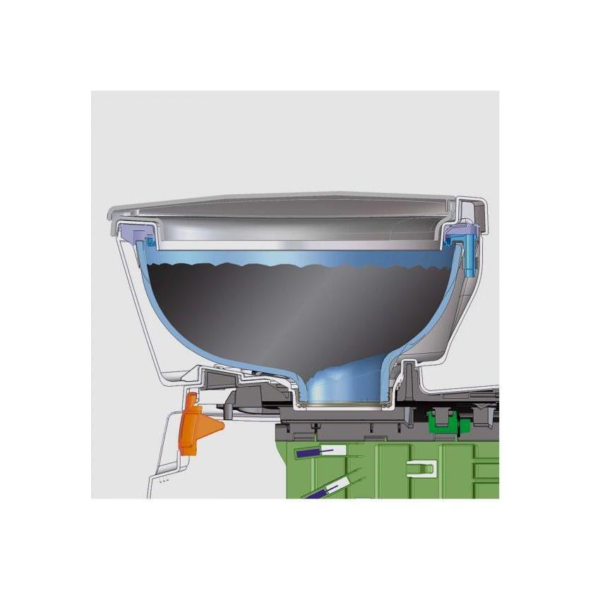 Dometic kasettikäymälä CTW 4110 Keraaminen kulho, huuhteluvesisäiliö