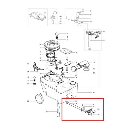 Thetford jätesäiliön vetokahva C250/C260 - Kotikauppa