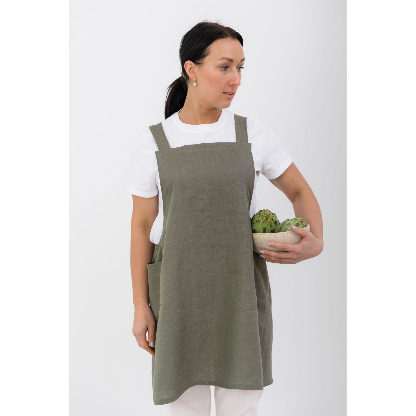 Japanese-Style Linen Apron